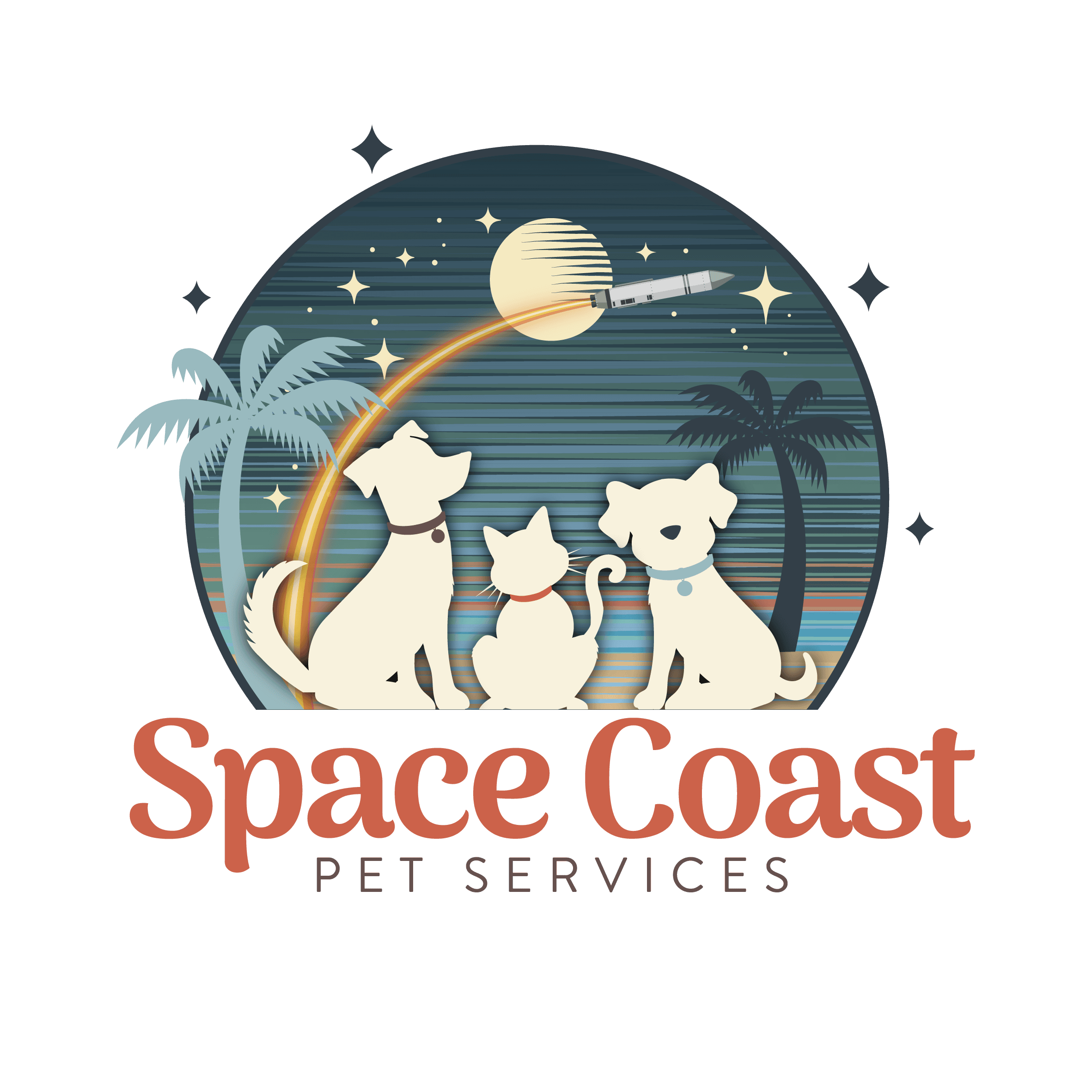 Space Coast Pet Services logo